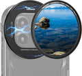 NEEWER 67mm Magnetic CPL Filter Set, Circular Polarizing Multicoated HD with Magnetic Filter Backplate Adapter, Compatible with iPhone 16 Pro/16 Pro Max Phone Cage Video Rig (PA073/PA074) by Neewer