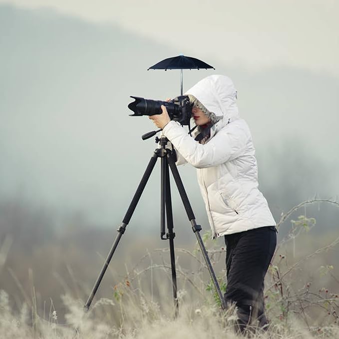 Hot Shoe Umbrella, Protects Camera from Rain, Bird, Sunlight, Snow - Image 5
