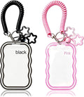 2 Pack Cute Photocard Holder Keychain,Kpop Photo Card Holder | Creative Photo Protector Keychain Accessories for Bus Card, Daily Display & Travel Decorations Gifts by Unknown