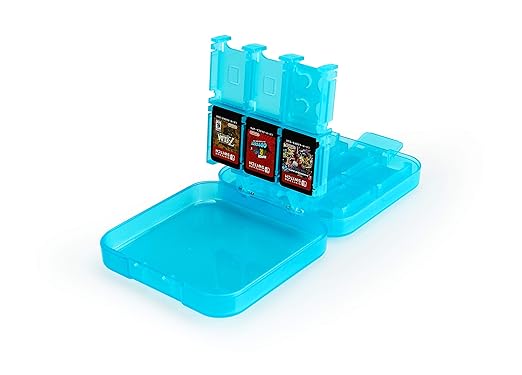 Amazon Basics Portable Game Storage Case for 24 Nintendo Switch Games, Game Card Slots, 3.4 x 3.4 x 1 Inches, Blue - Image 3