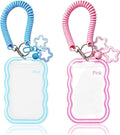 2 Pack Cute Photocard Holder Keychain,Kpop Photo Card Holder | Creative Photo Protector Keychain Accessories for Bus Card, Daily Display & Travel Decorations Gifts by Unknown