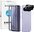 OMOTON 3+2 Pack for Google Pixel 11 Screen Protector 6.3-inch | 3 Tempered Glass Film and 2 Camera Lens Protector with Alignment Framework, Case Friendly (Not for Pixel 11 Pro/ XL) by OMOTON
