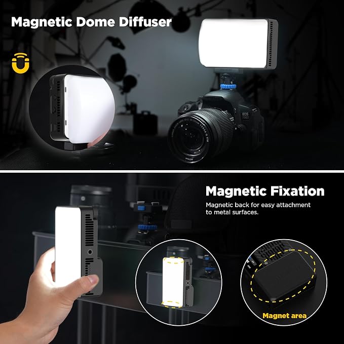 Amaran Ace 25c RGBWW LED Video Light Pocket Creator Light | 32W Boost Mode, 2300K-10000K RGBWW, 1171 Lux Output at 5600K, 4500mAh Battery, USB-C PD Fast Charging, Charcoal - Image 2