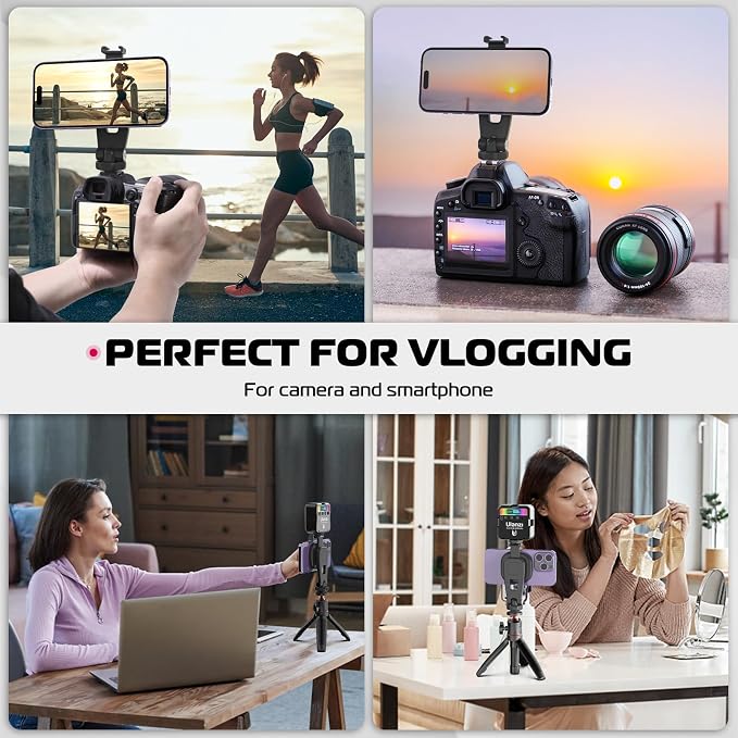 ULANZI Magnetic iPhone Tripod Mount MA23, Magnet Phone Holder Adapter Tripod Attachment Compatible with MagSafe Only for iPhone 12 13 14 15 16 Plus Pro Max All Series | Cold Shoe Mount for Tripod Attachment, Magnet Phone Holder w 360° Rotation 1/4'' Sc... - Image 8