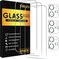 SIBEITU 3+3 Pack Screen Protector + Camera Lens Protector for iPhone 11 | 6.1 Inch HD 9H Hardness Tempered Glass Film, Scratch Resistant, Sensor Protection, Case Friendly, High Response, Bubble Free by SIBEITU