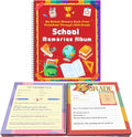 Motipuns School Memory Book Photo Album for Kids, Stripes | School Years Keepsake Book Album Scrapbook from Preschool Through 12th Grade with 14 Pocket for Storage Portfolio Pictures by Motipuns