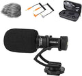 COMICA CVM-VM10II Universal Shotgun Microphone for Camera, iPhone, Android | Noise Cancellation, Cardioid Polar Pickup, Professional Video Mic for YouTube, TikTok, Vlog, Interview, Video Recording by COMICA