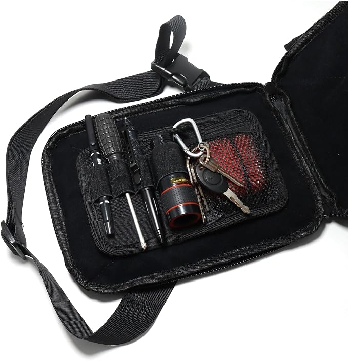 2 Pack Backpack Organizer Insert Tactical Bag Modular Pack Insert Organizer Utility Accessories Admin Panel Hook and Loop Fasteners for Packs Backpack or Messenger Bags - Image 5