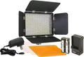 Vidpro LED-330 Photo and Video Light Kit - On Camera Panel LED Light - Adjustable and Dimmable Light Fits Cameras Video Camcorders and DLSR w/Hot Shoe Includes Rechargeable Battery Diffuser and More by Vidpro