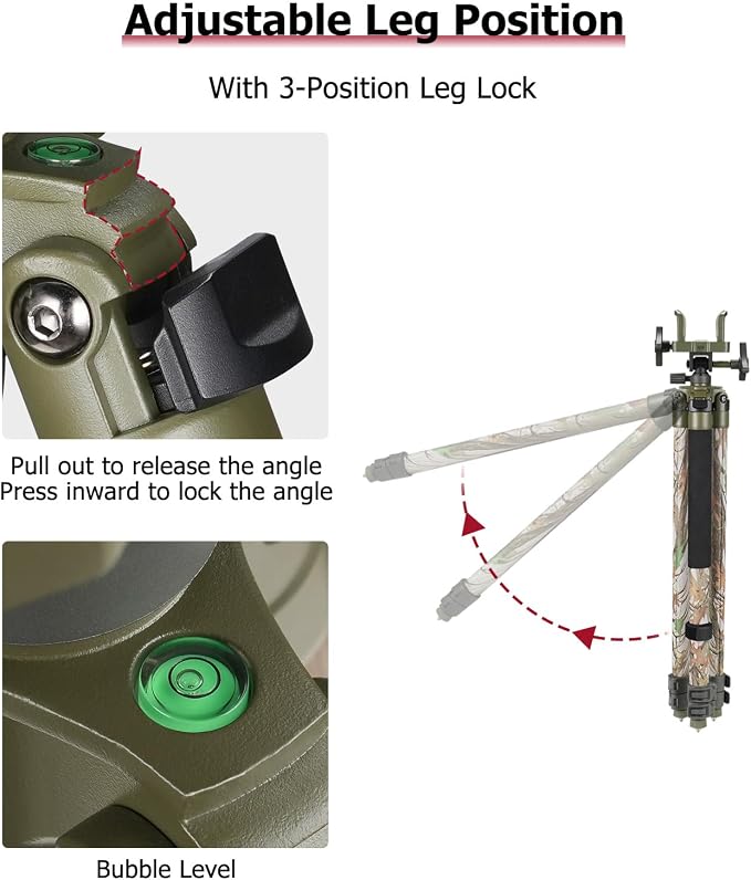 Trakiom Clamping Tripod Rest Aluminum Frame with Integrated Clamp Head - Image 5