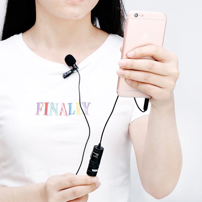 BOYA by M1 Collar Microphone for Smartphones Canon Nikon DSLR Cameras Camcorders Audio Recorder PC - Image 9