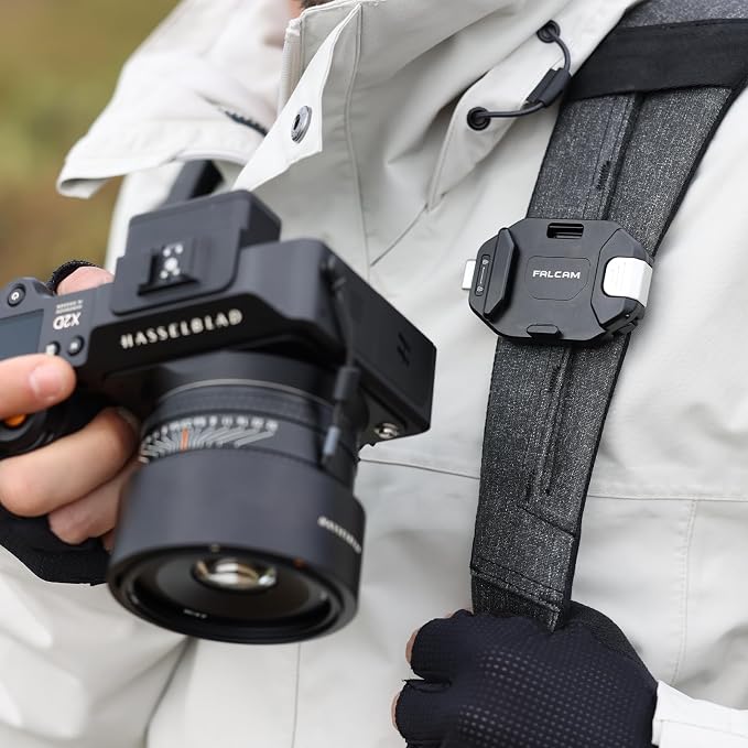 ULANZI F38 Camera Backpack Strap Base Mount | Clip Quick Release for Backpack Straps V2, QR Plate Camera Tripod Mount - Image 2