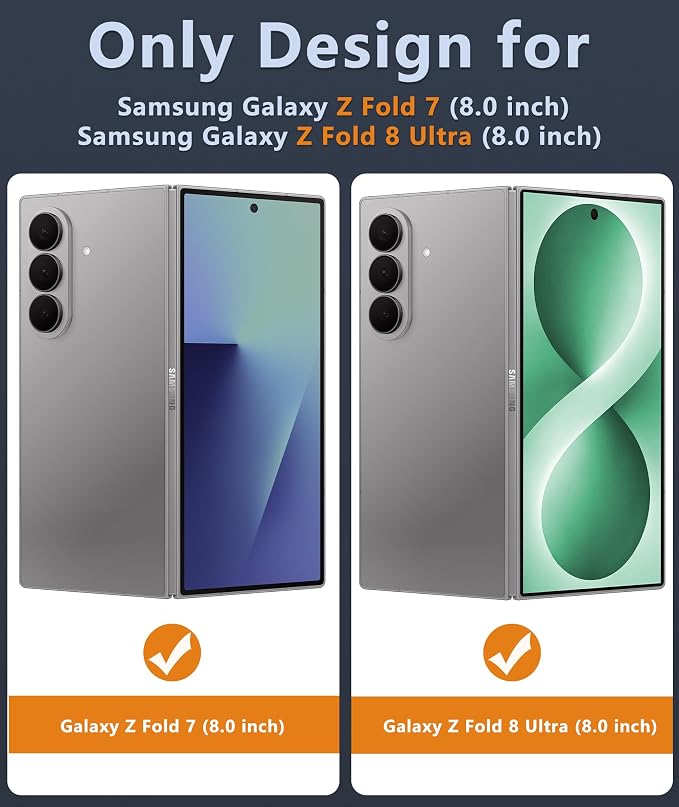 FNTCASE for Samsung Galaxy Z Fold 8 Ultra / Z Fold 7 Case, Fit for Magsafe | Screen Protector, Translucent Matte, 18FT Military Grade Drop Protection, Shockproof Protective Phone Cover, Green - Image 2