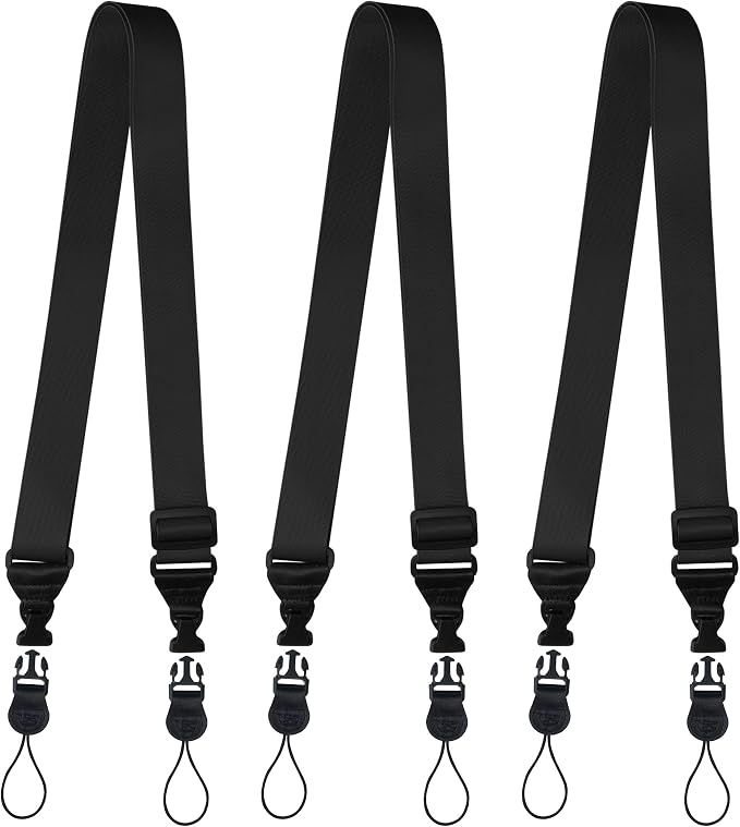 3 Pack Adjustable Shoulder Strap, iPad Strap Nylon Neck Lanyard | for iPad/Samsung Tablet Case,Camera Binocular Crossbody Laptop Luggage Bag by Gowjaw