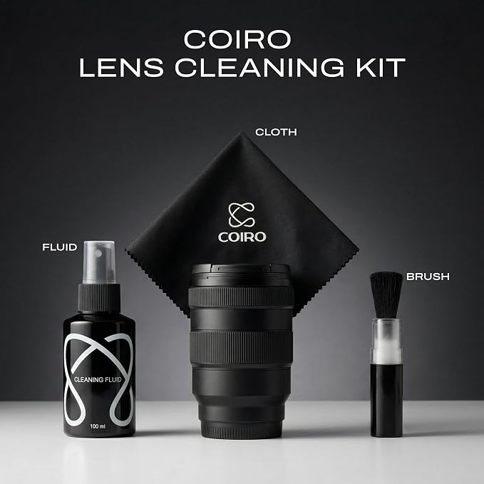 Camera Lens Cleaning Kit 3in 1– Lens Cleaner Spray 100ml, Soft Brush & Microfiber Cloth – DSLR, Mirrorless Camera Cleaner Compatible for Canon, Nikon, Sony - Image 2