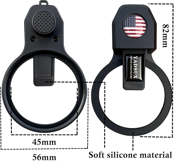 52mm CPL Polarizing Filter Clip-on Lens Kit for iPhone 17, 16, 15, 13, 12, Samsung and Android Phones, with Lens Cap, Filter Case, Cleaning Cloth - Image 4