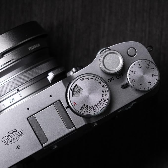 Camera Soft Release Button, 13mm Brass Shutter Button, Silver | For Fujifilm X-T5/X-T4/X-T3/X-T30, X100VI/X100V, Leica M, Nikon Zf/Df.Screw-In, Knurled Grip, Threaded Cameras - Image 3