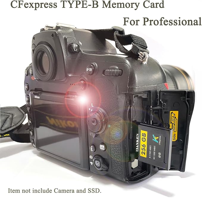 CFexpress Type B Memory Card Kit Case CFE CFB NGFF M-Key Adapter Compatible with XQD Cameras Raw 4K 8K Video Recording PCIe Expansion - Image 2