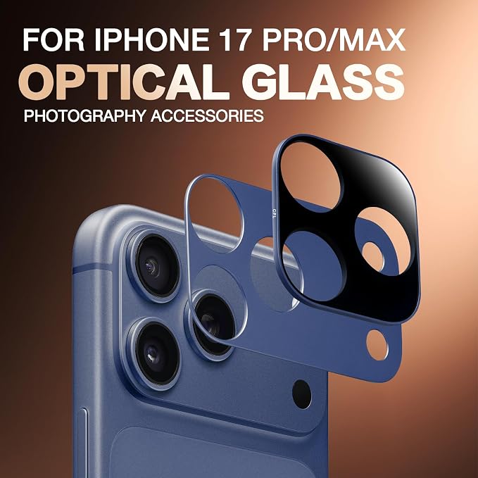 MagFilter Phone Camera Lens Filter Kit for iPhone 17 Pro Max, 2-in-1 Black Mist, Soften Highlights, Minimize Digital Texture, Reduce Reflections, Optimal Glass (17Pro Max, BM Blue) - Image 4