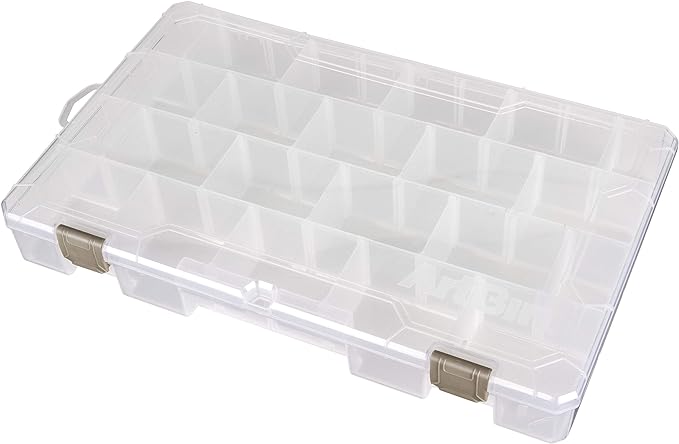 ArtBin Large Solutions Box Clear Art & Craft Organizer with Dividers - Plastic Storage Case for Convenient and Versatile Storage - Ideal for Various Craft Supplies (Pack of 6) - Image 2