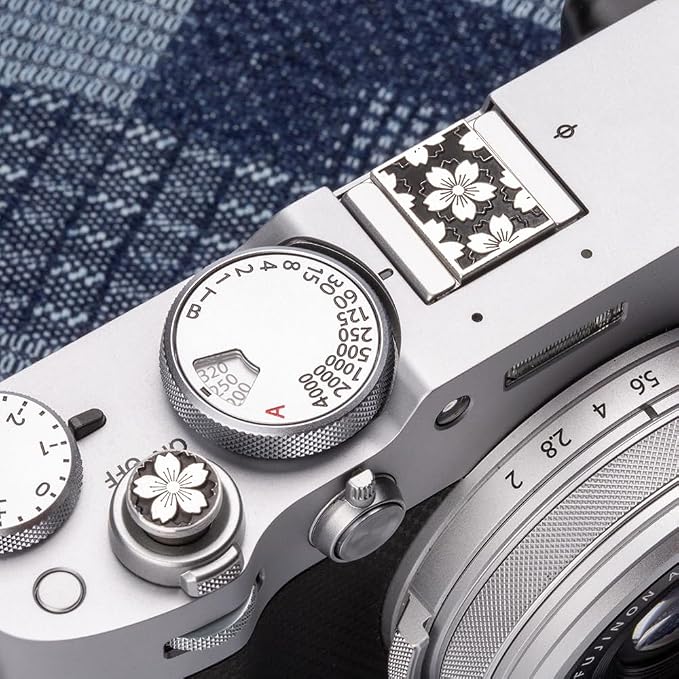 Camera Metal Hot Shoe Cover Shutter Buttons for FUJIFILM X100VI X100V XPro3 XPro2 XPro1 XT4 XT3 XT50 XT30 for NikonZF Z5 Z6 (Black-Set) - Image 7