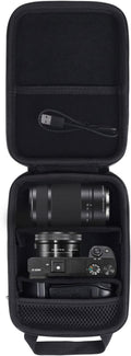 Aenllosi Hard Case for Sony Alpha a6000/a6300/a6400/a6500/a6600 Camera | Black, EVA case for a6700 Mirrorless Digital Camera, Water-resistant Impact-resistant design, carry handle, Case only by Aenllosi