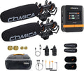 COMICA VM40 Combo Shotgun Microphone for Camera,Smartphone and PC | Super Cardioid Dual-Channel Wireless Mic by COMICA