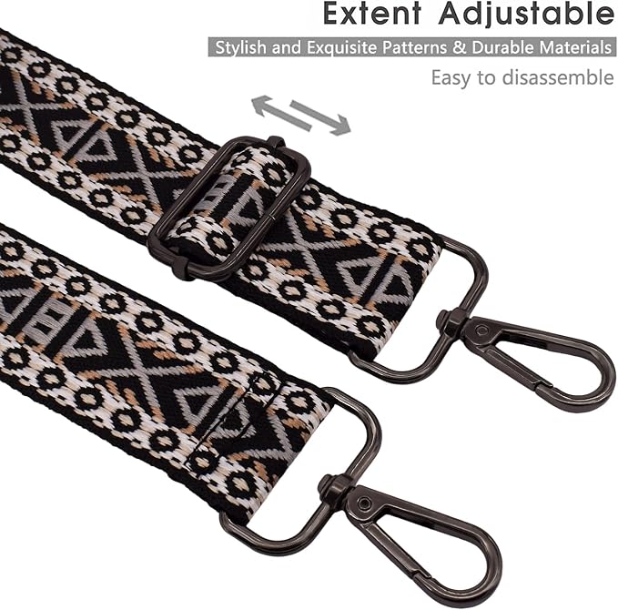Replacement Purse Strap Shoulder Strap Adjustable Crossbody Strap for Women Crossbody Wide Shoulder Bag - Image 4