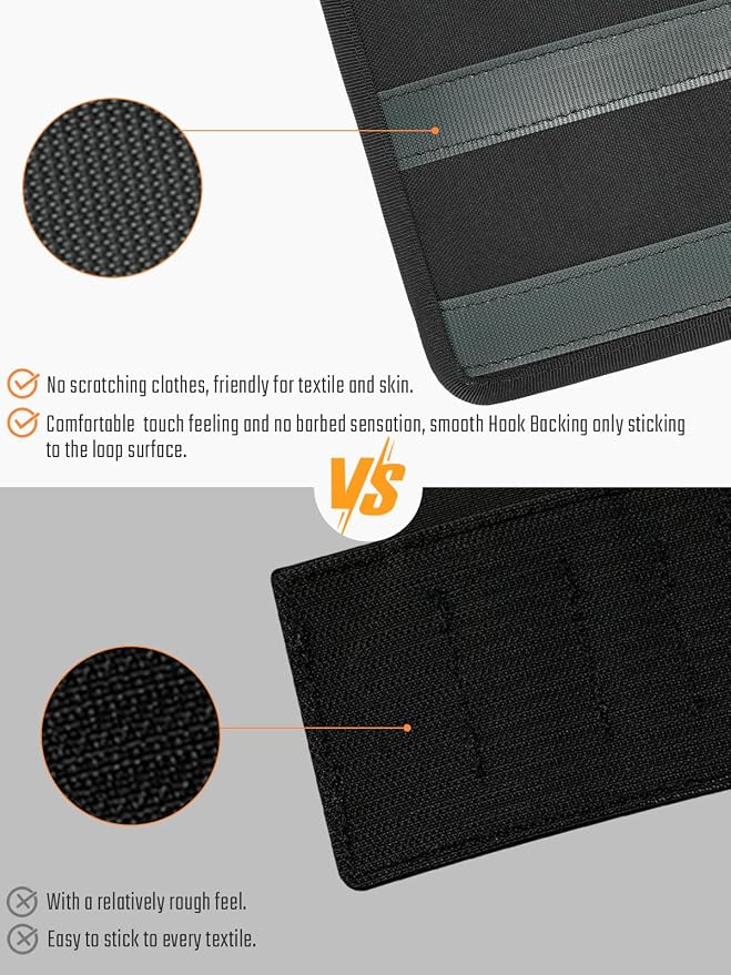 TACTICAL_GEEK EDC Organizer Board, Anti-Slip Elastic Woven Board, Utility Bag Insert Panel for Small Gear, Backpack Accessories (TCM10-Black) - Image 4