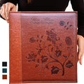 4x6 Photo Album 600 Pockets, Extra Large Capacity Picture Album with Vintage Leather Cover, Family, Baby, Wedding Album (Red Brown) by Totocan