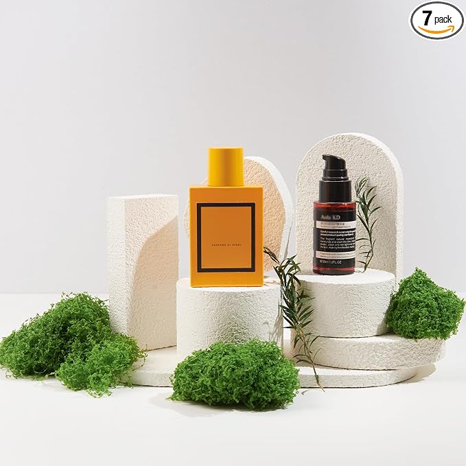 7PCS Product Photography Background Props Wooden Hand Painting | Geometric Cube Waterproof Grain Textured Irregular Photos Prop for Photoshoot Cosmetics Fragrance Photo Food Jewelry by JEINHAIO