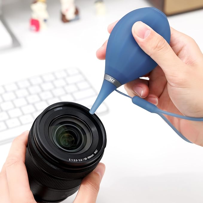 Upgraded Version Soft Tip Silicone Camera Dust Blower Lens Air Blower | Camera Lens Cleaner Air Blower for Sensor LCD Keyboards Filters Alcohol Ink Printing,Dust Blower Replace Canned Air-Blue - Image 9