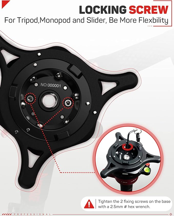 IFOOTAGE Seastar Q1S Upgrade Camera Quick Release Plate | Quick Connect Tripod Mount Compatible with Canon Nikon Sony DSLR Camcorder, Video Photography Ball Head Tripod Monopod Slider - Image 6