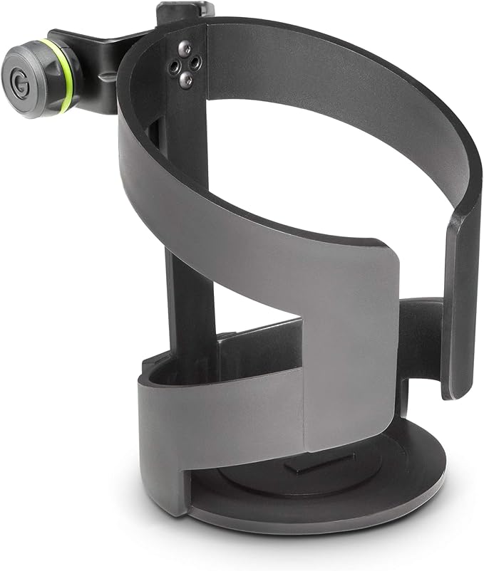 Gravity Stands MA Drink L Large Drink Holder for Microphone Stands,Black by GravityStands