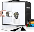 Glendan Light Box Photography, 10"x10" Photo Box with 88 High Color Rendering Index LED Lights, 6 Color PVC Backdrops, 4 Reflection Boards and 1 Diffuser for Jewelry and Small Item Product Photography by Glendan