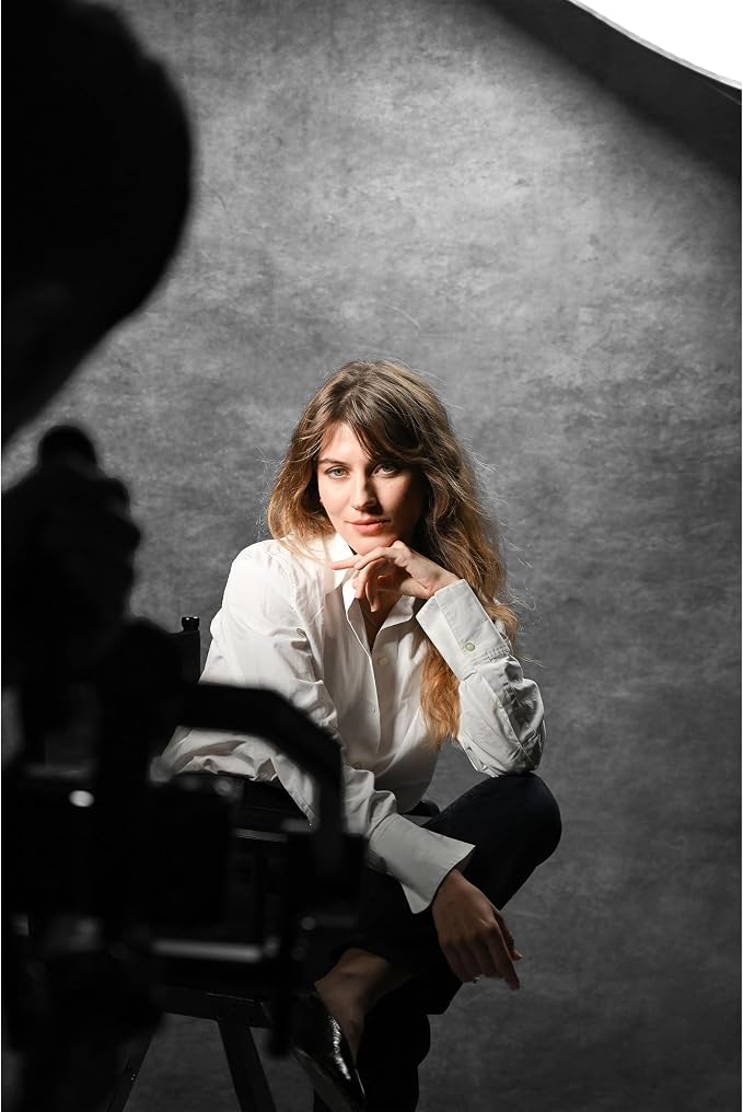 UrcTepics 6x8ft Grey Backdrop for Portraits and Headshots with Abstract Textured. Events and Studio Professional Photo Backdrop. - Image 4