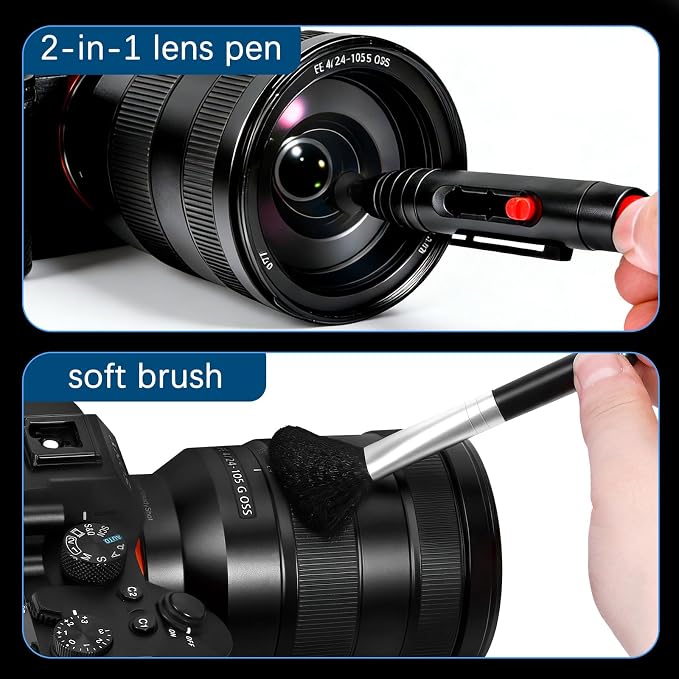 Camera Cleaning Kit for DSLR & Mirrorless Cameras - Camera Accessories Lens, Sensor & Camera Lens Cleaning Kit, Perfect Photographer Gifts, Accessories Sensor Cleaning kit - Image 4