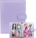 A5 Kpop Photocard Binder with 30 Pack 4-Pocket Card Pages, 6 Ring A5 Binder Card Collector Album with 240 Card Slots,PU Leather Binder Cover with Magnetic Buckle Closure for Organizing Trading Card by WITHYU