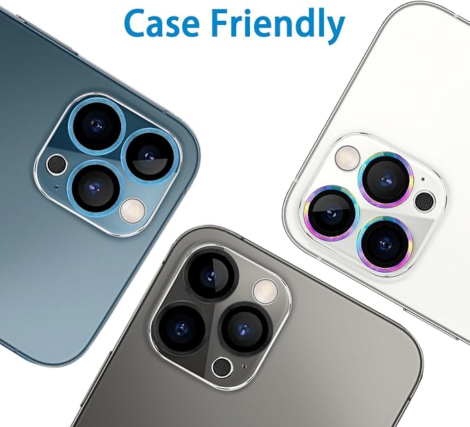 Dengduoduo 3 Pack Tempered Glass Camera Lens Protector for iPhone 12 Pro Max 6.7", Ultra HD, 9H Hardness, Anti-Scratch, Case Friendly, Easy to Install [No Affect on Night Shots] - Image 7