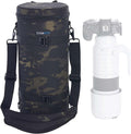 ZZQ&CCF Camera Lens Pouch Bag for Canon RF 200-800mm F6.3-9, Large Thick Lens Carry Bag, Water Resistant Protective Camera Lens Pouch for Super-telephoto Zoom#Black Camo by ZZQCCF