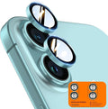 TOCOL Camera Lens Protector for iPhone 16 / iPhone 16 Plus Tempered Glass HD Individual Scratch Resistant Camera Cover Accessories Case Friendly 2 Pack（Green） by TOCOL