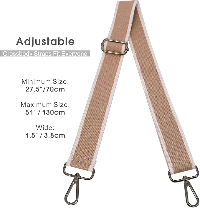 Replacement Purse Strap Shoulder Strap Adjustable Crossbody Strap for Women Crossbody Wide Shoulder Bag - Image 5