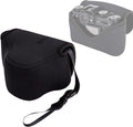 JJC Black Ultra Light Neoprene Camera Case, Compatible with X-E4 X-T30 II X-T30 X-T20 X-T10 +Short Prime Lens, 18mm F1.4/ 27mm F2.8/ 35mm F2, Pouch Bag Fuji X100V X100VI, Compact Size 127x85x84mm by Fotasy