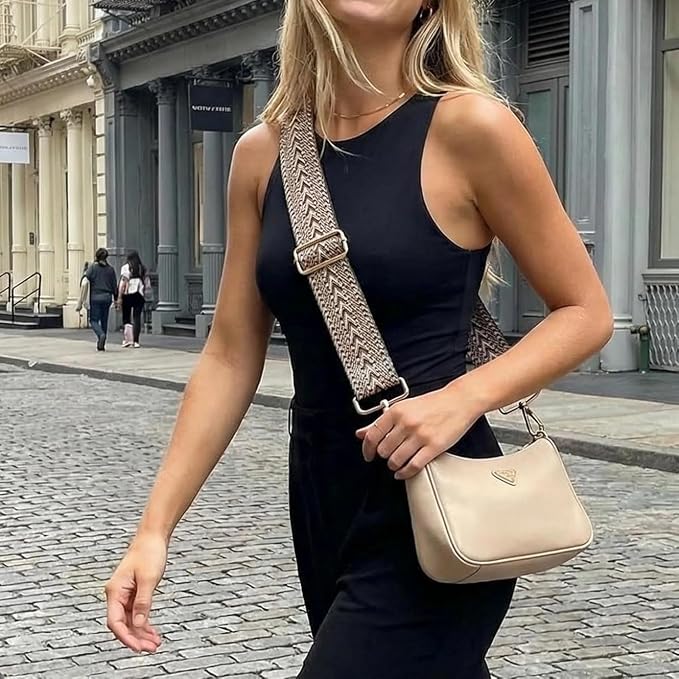 Replacement Purse Strap Shoulder Strap Adjustable Crossbody Strap for Women Crossbody Wide Shoulder Bag - Image 4