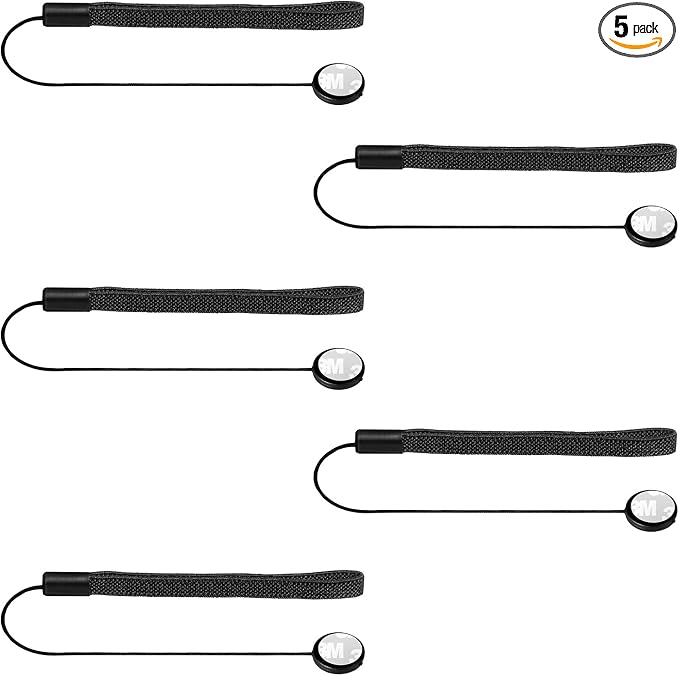 Altura Photo 5 Pcs Lens Cap Leash, Keeper, Tether & Holder for Camera Lens | Never Lose a Lens Cap Again, Lens Cover Strap & String, Fits Most DSLR & Mirrorless Cameras by AlturaPhoto