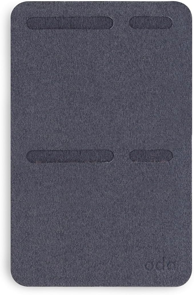 ODA - Super Slim SD & microSD Card Holder - Fits in a Wallet - Microfiber - 1mm Thin (Dark Grey, 2 SD and 2 microSD) by ODA