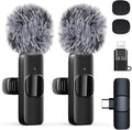 Professional Wireless Lavalier Microphone for iPhone, iPad, Android Phone, Mini Microphone, Wireless Lapel Mic for Video Recording, Interview Podcast Vlog YouTube Tiktok for Content Creators by Unknown