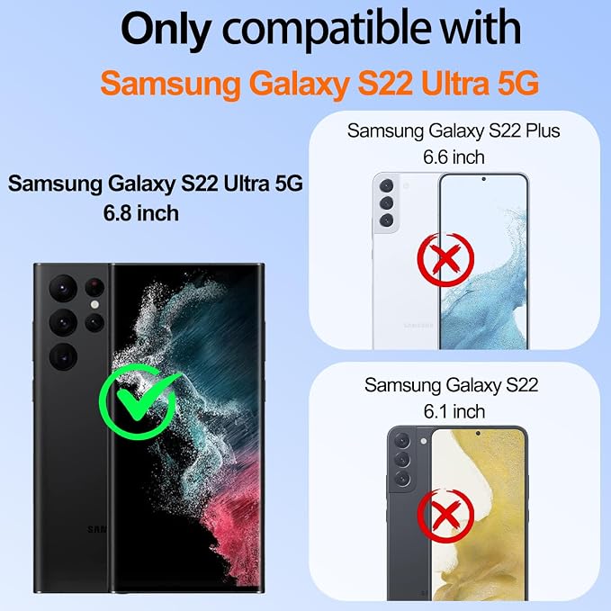 Gritup for Galaxy S22 Ultra Case Military-Grade Shockproof with Kickstand | with 2 PCS Screen Protector, Slide Camera Cover, Heavy Duty Outdoor Protection Funda para Samsung S22 Ultra Cover,Green+Black - Image 2