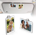 2Pcs Car Picture Holder, Acrylic Magnetic Car Photo Holder for Sun Visor, Personalized Car Accessories for Family or Personal Photos by DEPOTA