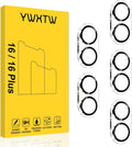 YWXTW [5 Pack Designed for iPhone 16 Camera Lens Protector, for iPhone 16 Plus Camera Lens Protector, Night Shooting Mode, Anti Scratch HD Clear 9H Hardness Tempered Glass by YWXTW